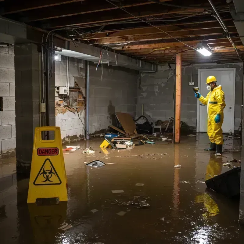 Flooded Basement Electrical Hazard in Sabana Eneas, PR Property